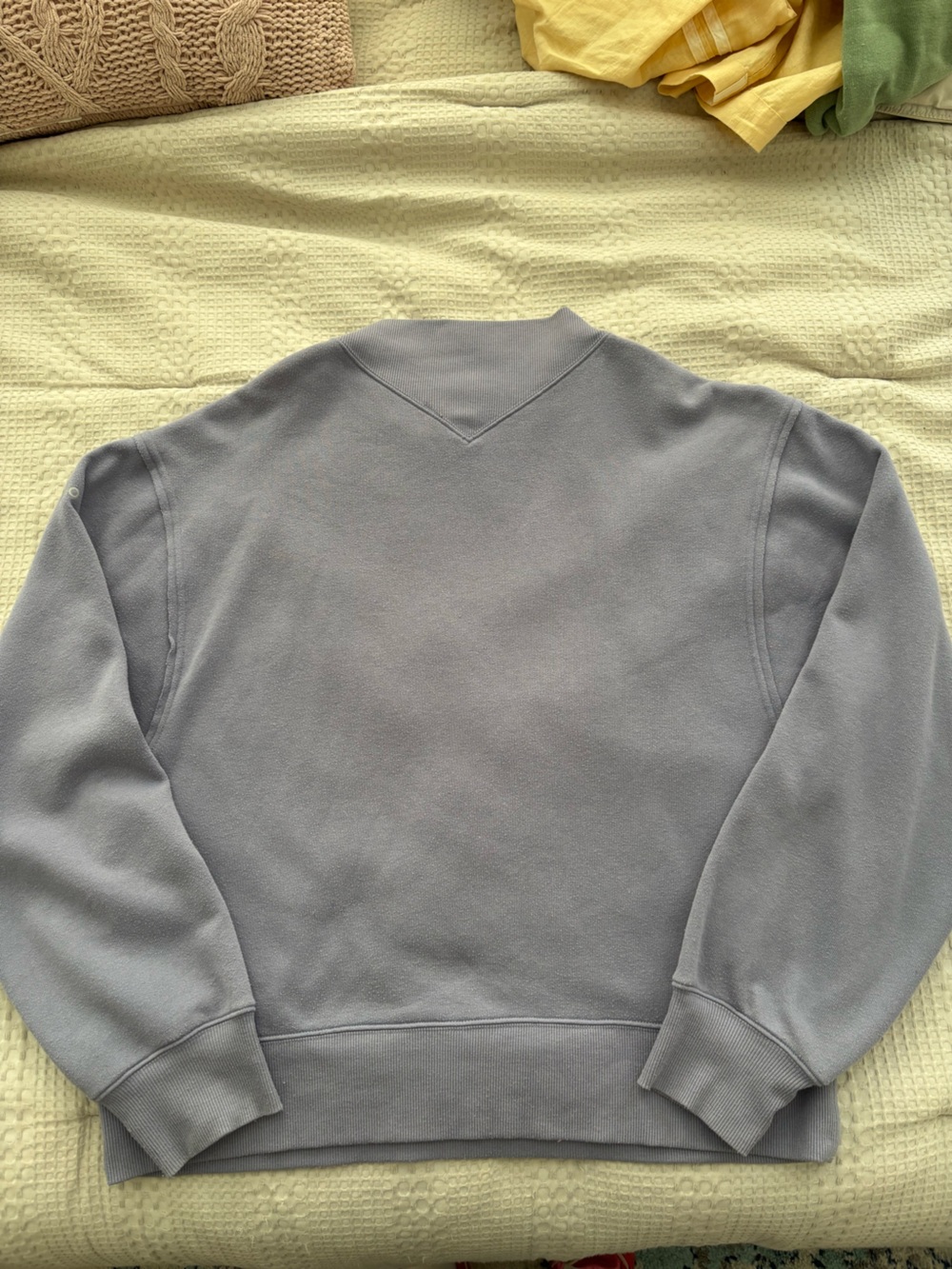 Alo Accolade Pullover Crewneck Sweater in Purple